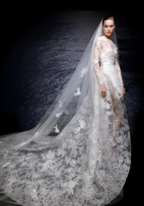 Elis Saab Floral Wedding Dress